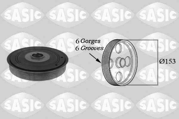 Belt Pulley, crankshaft (2150012)