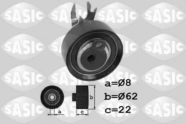 Tensioner Pulley, timing belt (1706044)