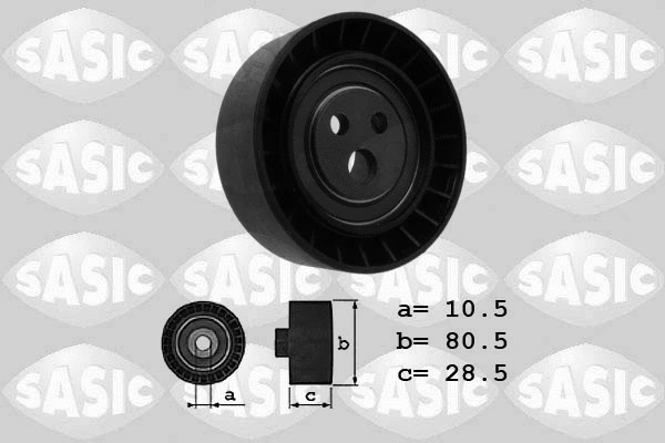 Deflection/Guide Pulley, V-ribbed belt (1626012)