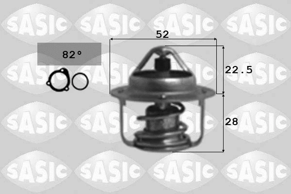 Thermostat, coolant (3306062)