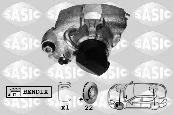 Brake Caliper (SCA0098)
