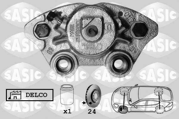Brake Caliper (SCA6080)