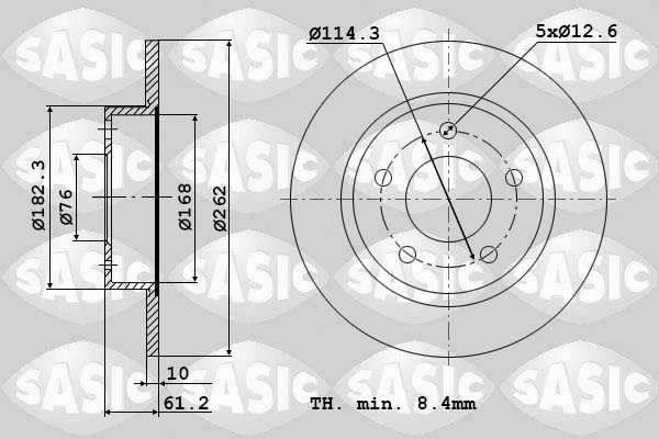 Brake Disc (6106359)