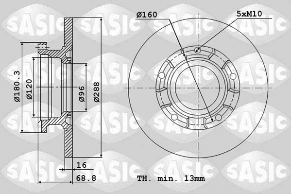 Brake Disc (6106298)