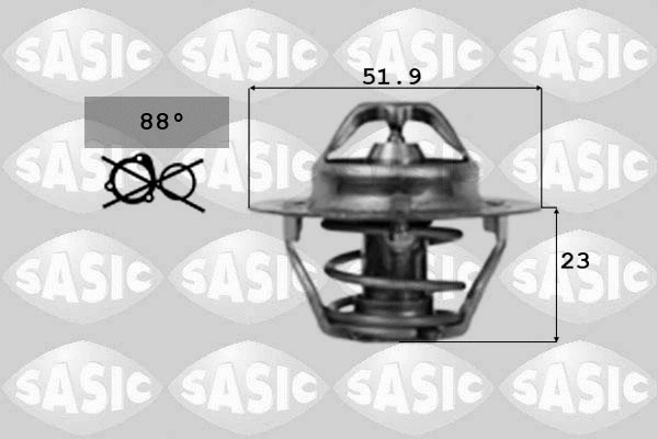 Thermostat, coolant (9000168)