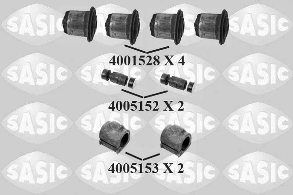 Repair Kit, axle beam (7964002S)
