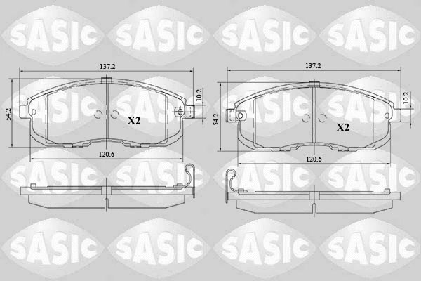 Brake Pad Set, disc brake (6216169)