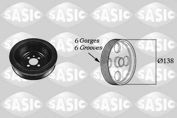 Belt Pulley, crankshaft (2156021)
