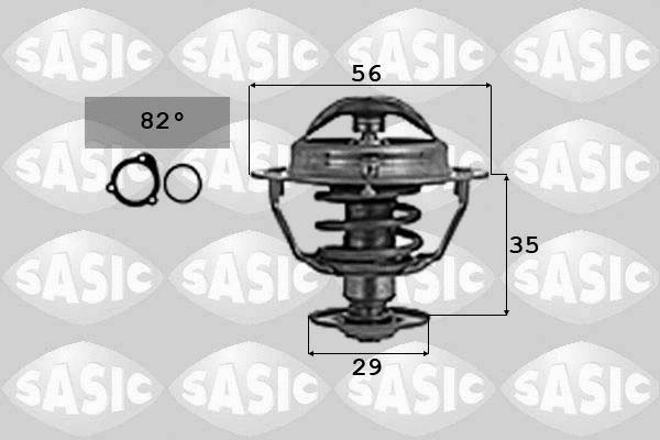 Thermostat, coolant (9000737)