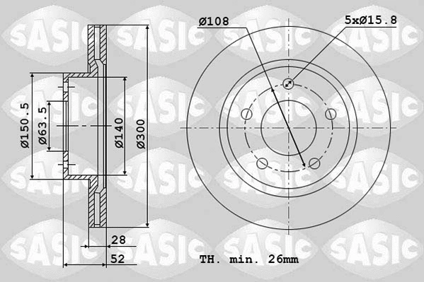Brake Disc (6106147)