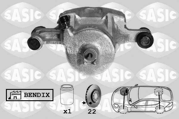 Brake Caliper (SCA6121)