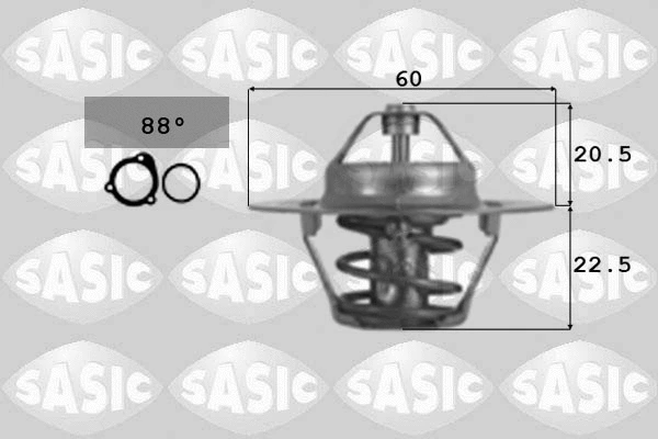 Thermostat, coolant (3306059)
