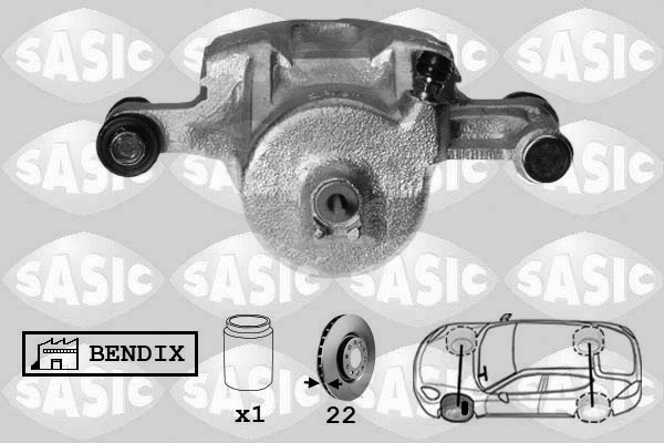 Brake Caliper (SCA6120)