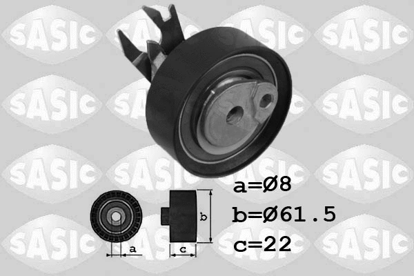 Tensioner Pulley, timing belt (1706043)