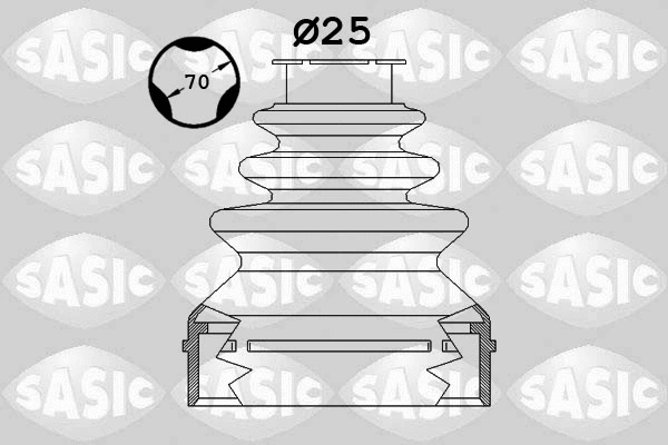 Bellow Kit, drive shaft (1900023)