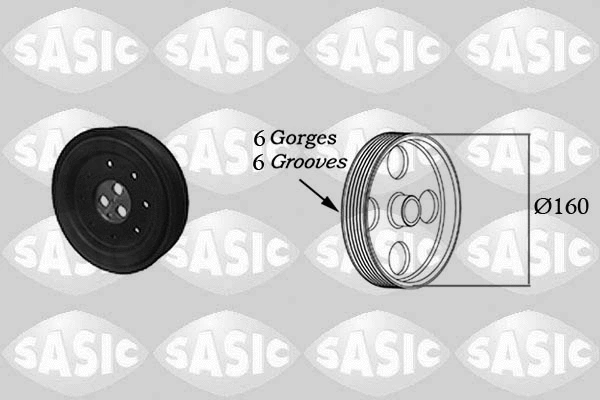 Belt Pulley, crankshaft (2156033)