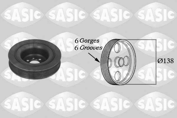 Belt Pulley, crankshaft (9001800)