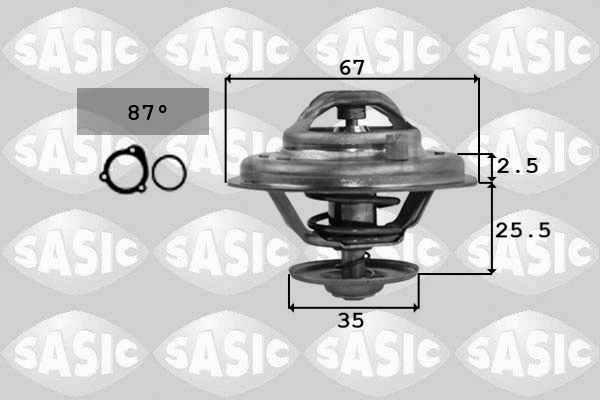 Thermostat, coolant (9000167)