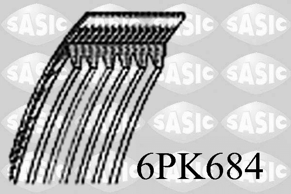 V-Ribbed Belt (6PK684)