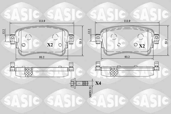 Brake Pad Set, disc brake (6210083)