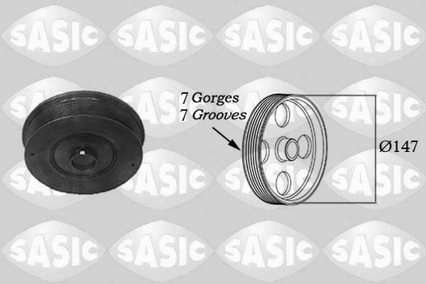 Belt Pulley, crankshaft (2154005)