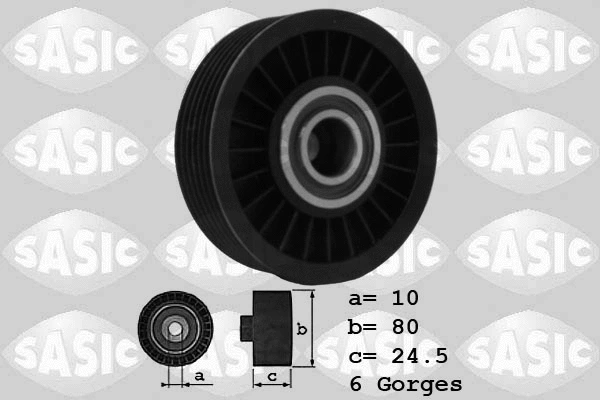 Deflection/Guide Pulley, V-ribbed belt (1626075)