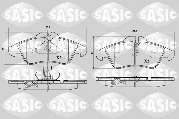 Brake Pad Set, disc brake (6216067)