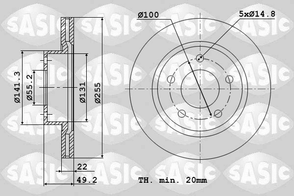 Brake Disc (6106280)