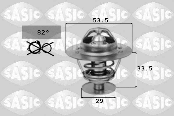 Thermostat, coolant (9000072)