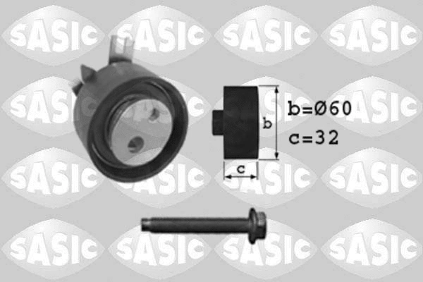 Tensioner Pulley, timing belt (1704005)