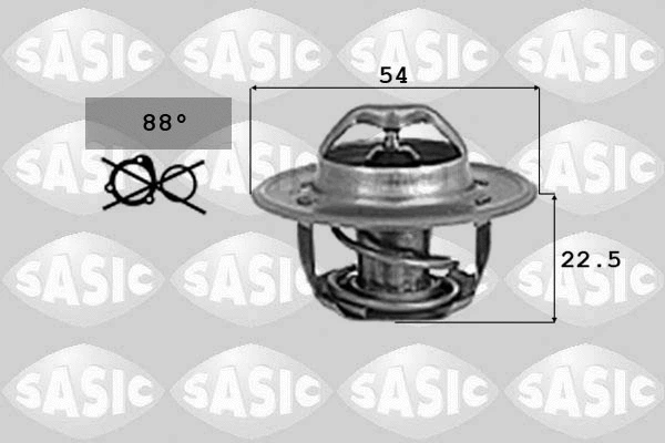 Thermostat, coolant (9000727)