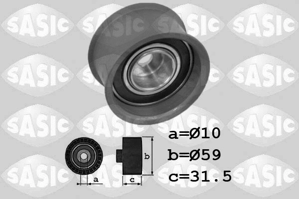 Deflection/Guide Pulley, timing belt (1706083)