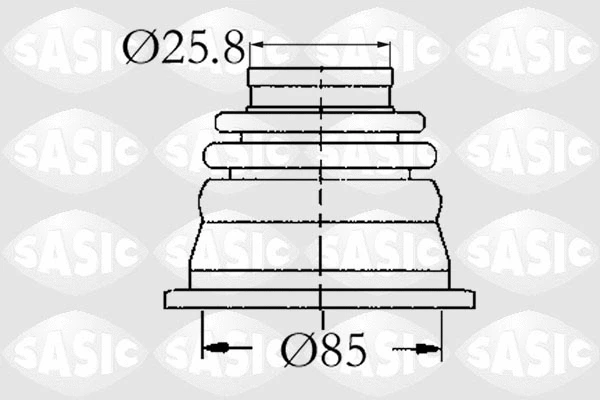 Bellow Kit, drive shaft (4003408)