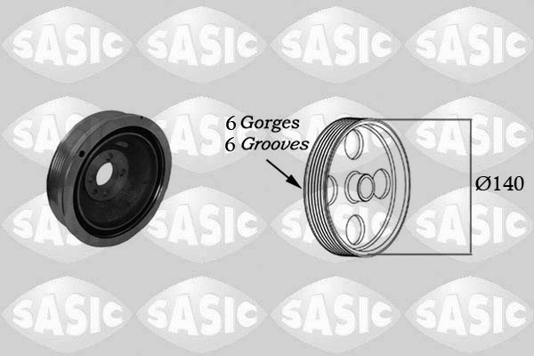 Belt Pulley, crankshaft (2156051)