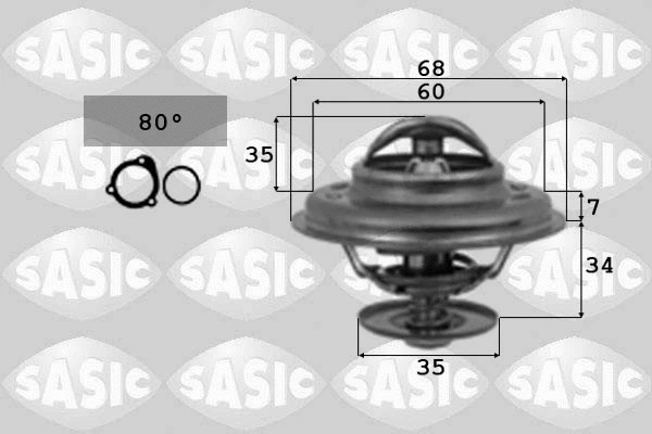 Thermostat, coolant (9000067)