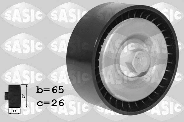 Deflection/Guide Pulley, V-ribbed belt (1626210)