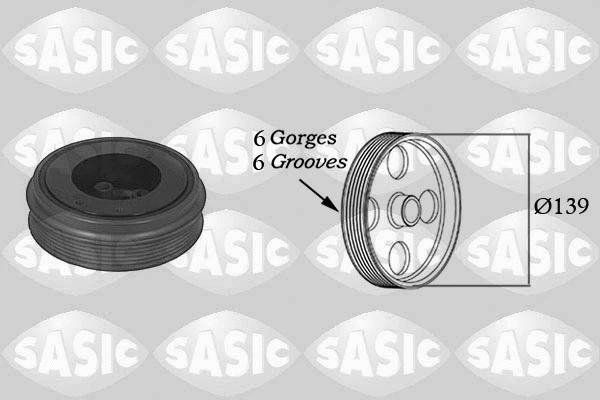 Belt Pulley, crankshaft (9001803)