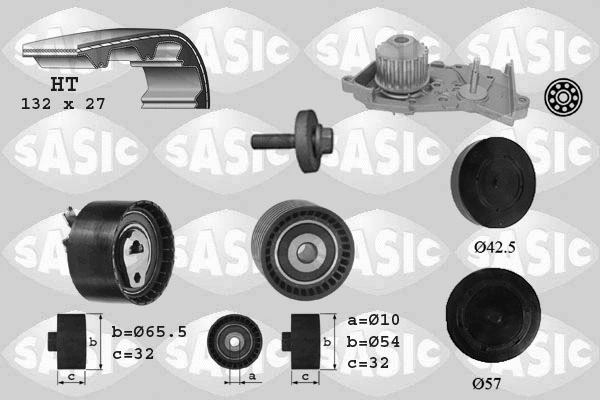 Water Pump & Timing Belt Kit (3904035)