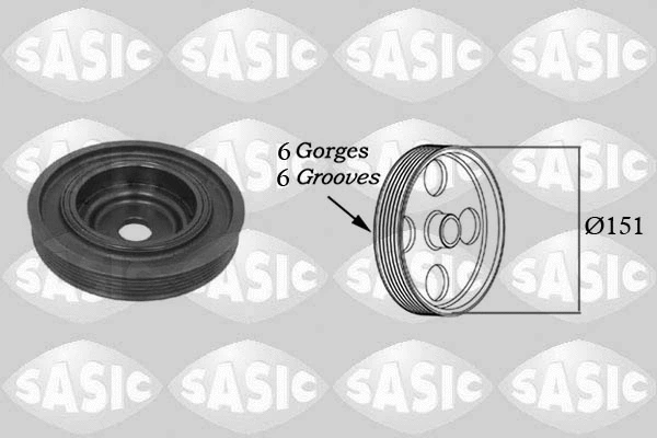 Belt Pulley, crankshaft (2154008)