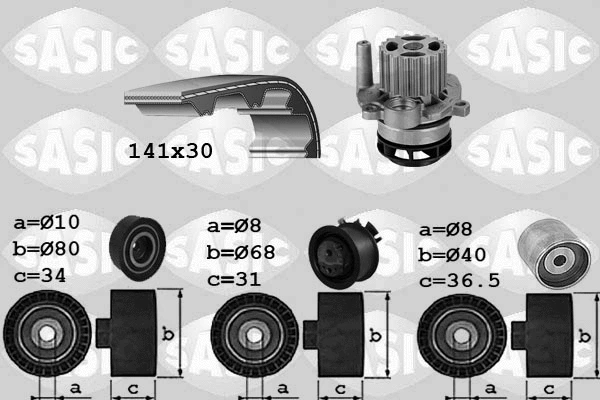 Water Pump & Timing Belt Kit (3906084)