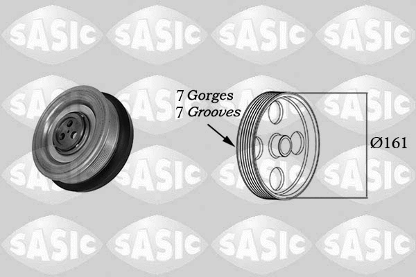 Belt Pulley, crankshaft (2156057)