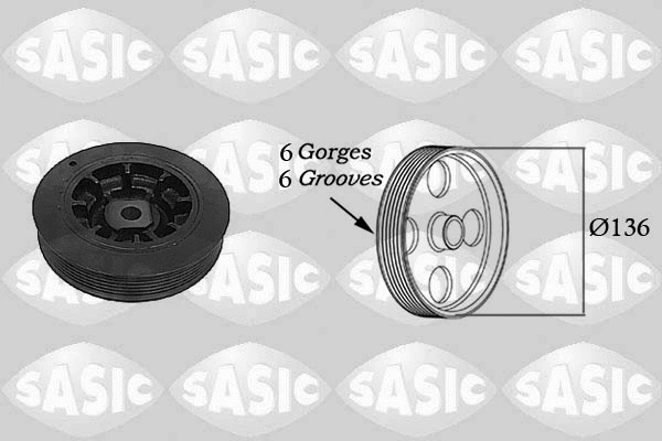 Belt Pulley, crankshaft (2154007)