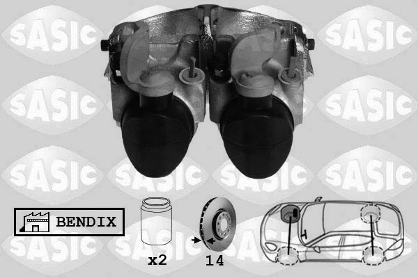 Brake Caliper (SCA0027)