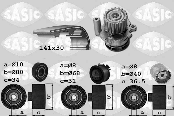 Water Pump & Timing Belt Kit (3906029)