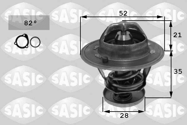 Thermostat, coolant (3306139)