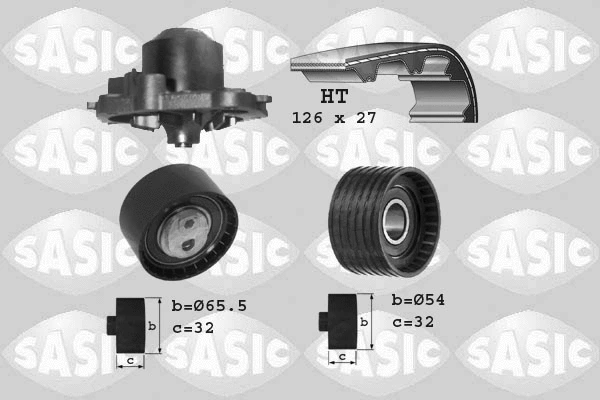 Water Pump & Timing Belt Kit (3904008)