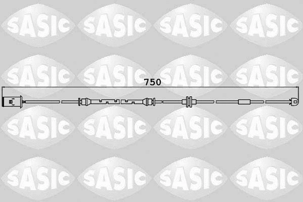 Warning Contact, brake pad wear (6236038)