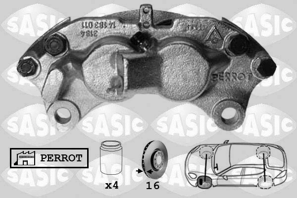 Brake Caliper (SCA6580)