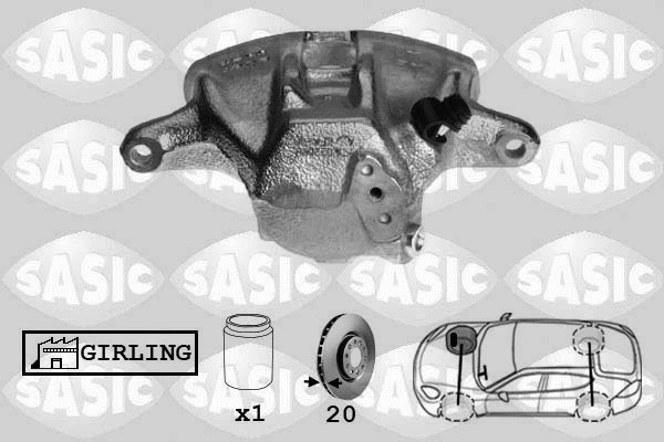 Brake Caliper (SCA6017)
