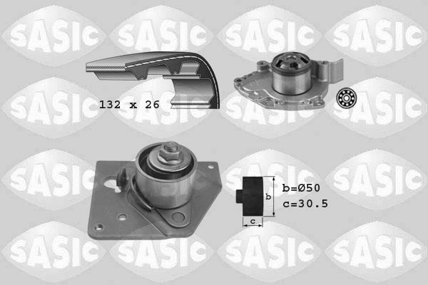 Water Pump & Timing Belt Kit (3904032)